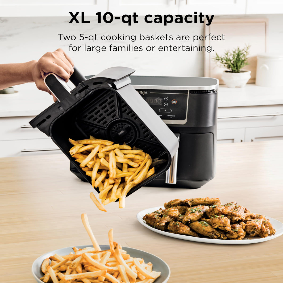Ninja Foodi PFAS-free nonstick surface for safe cooking