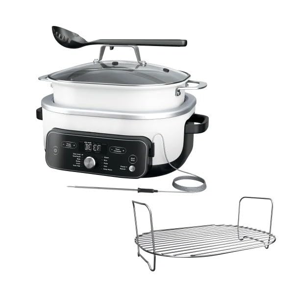 Ninja Foodi PossibleCooker Pro Plus control panel with 11-in-1 options for quick meal prep.