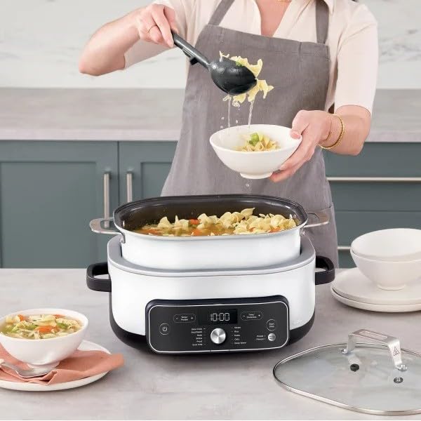 Ninja Foodi PossibleCooker Pro Plus slow cook mode for tender, hands-off meals.