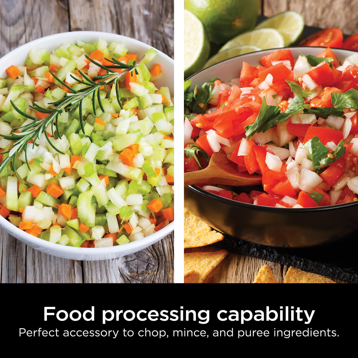 Ninja Foodi Power Chopper storage lid shown for convenient meal prep