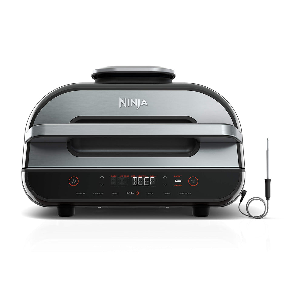 Ninja Foodi Smart XL Grill assembly on counter for easy family meals