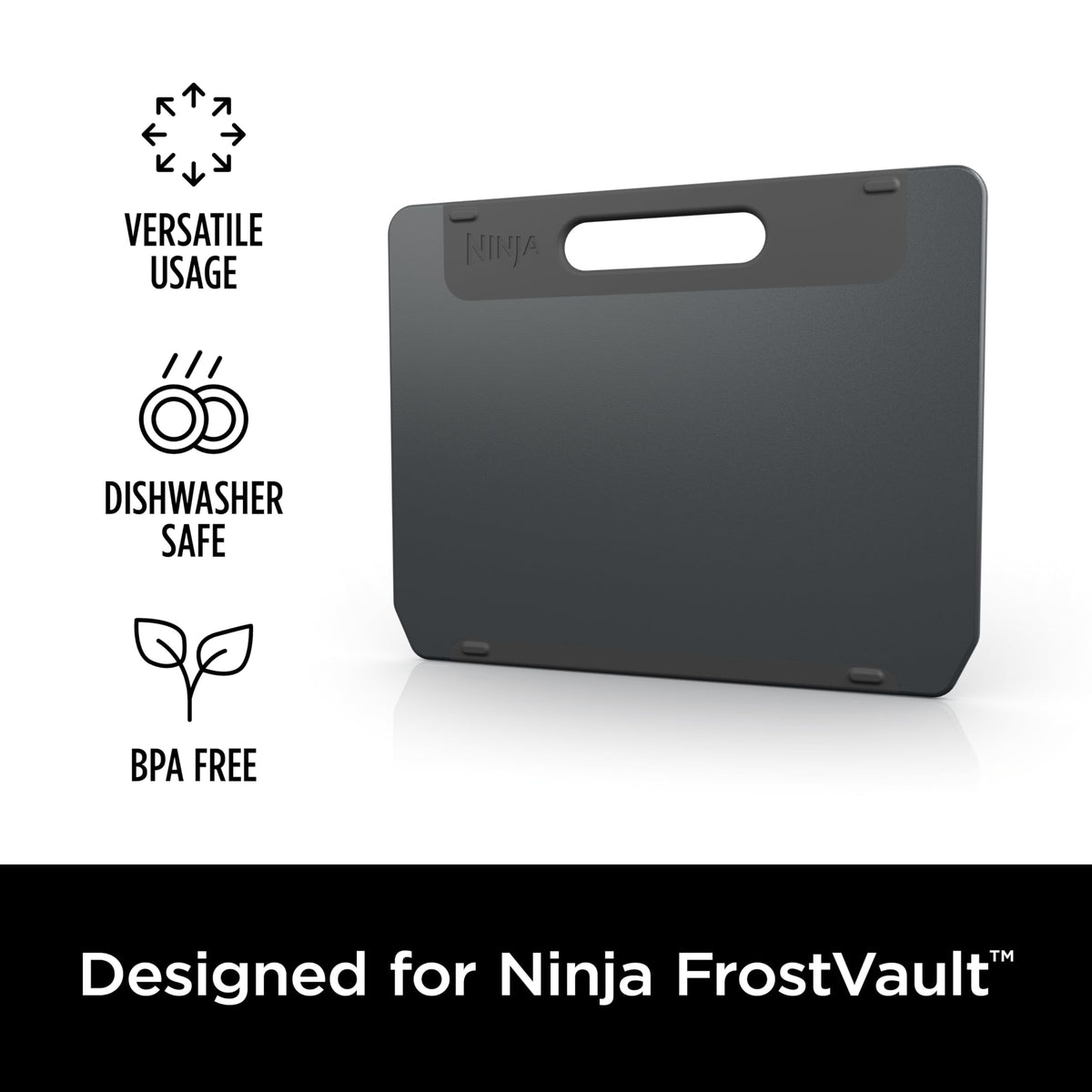 Ninja FrostVault two-compartments design enabling separation inside the cooler.