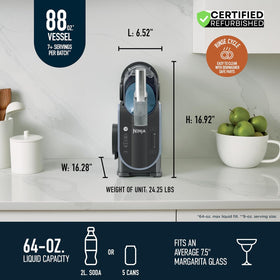 Ninja FS301 five preset programs simplify smoothies and slushies.