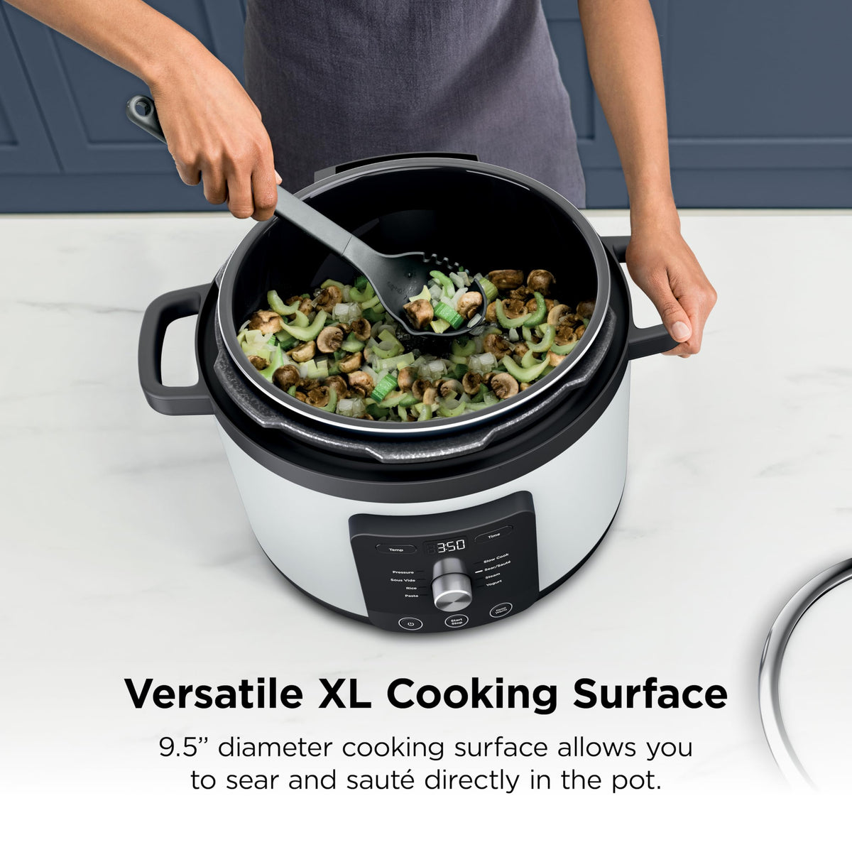 Ninja HyperHeat 1200W heating base delivers fast, powerful cooking results