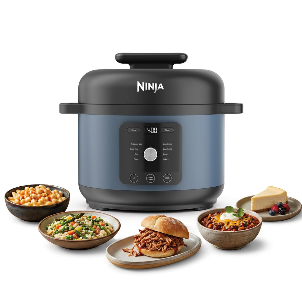 Ninja HyperHeat 9-in-1 pot-sear-saute for rich, one-pot browning.