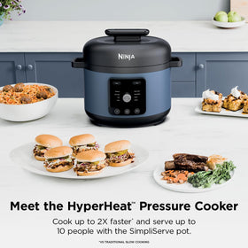Ninja HyperHeat 9-in-1 pressure-lid enabling fast pressure cooking.
