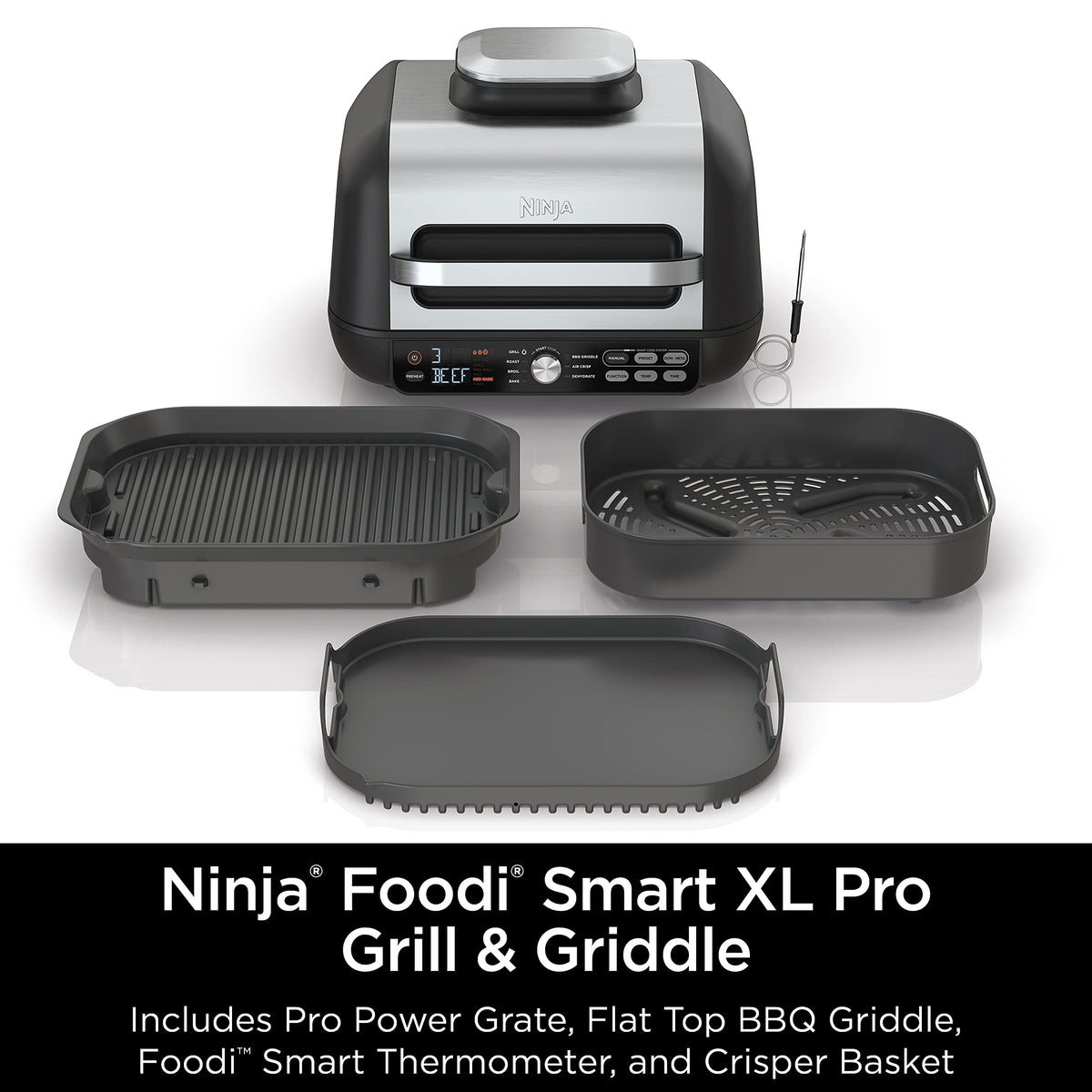 Ninja IG651 nonstick coatings and accessories are dishwasher safe for easy cleanup.