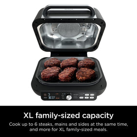Ninja IG651 XL capacity grills multiple steaks and sides at once.