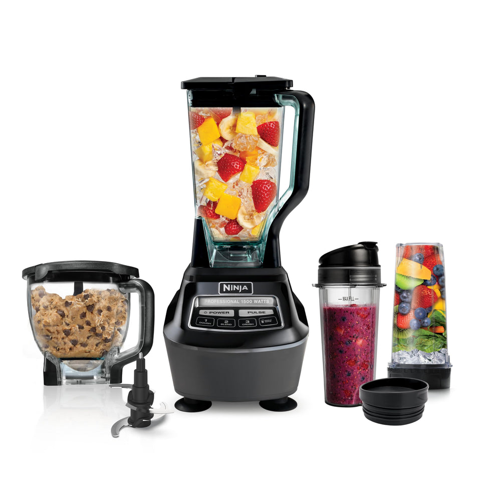 Ninja Kitchen System 72-oz pitcher ready for large smoothies and batch blends.