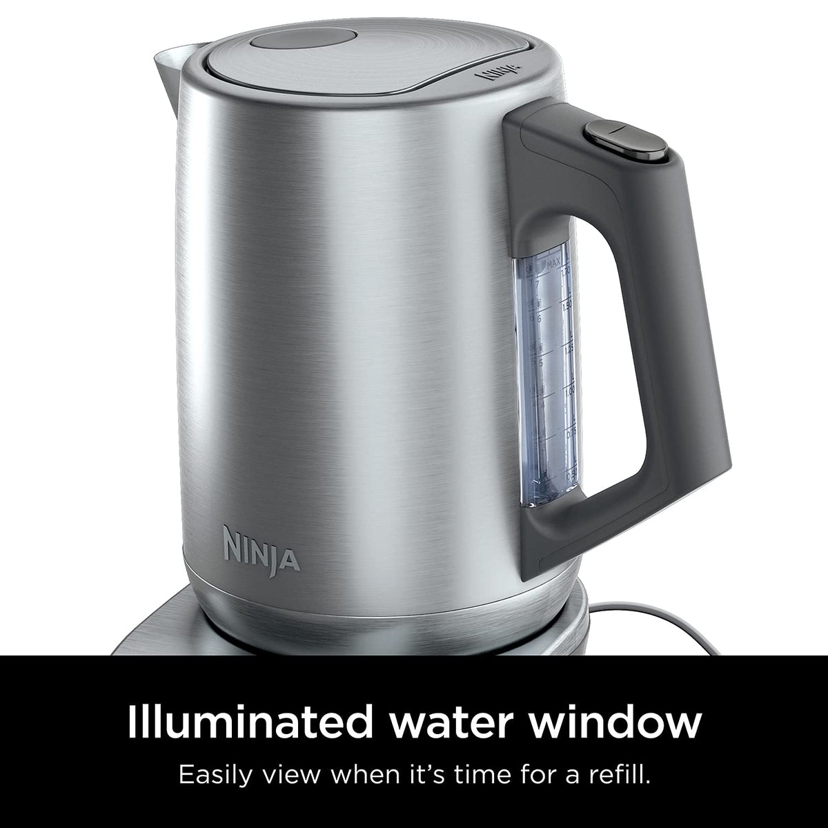 Ninja KT200 wide lid access eases filling and cleaning.