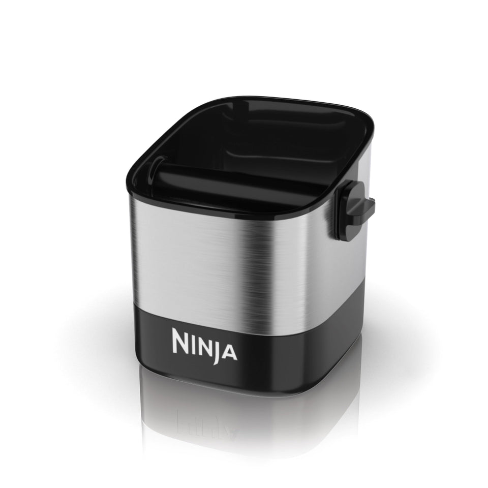 Ninja Luxe Café Knock Box padded surface for mess-free puck disposal.