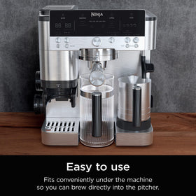 Ninja Luxe Cafe pitcher ideal for cold brew and iced drinks