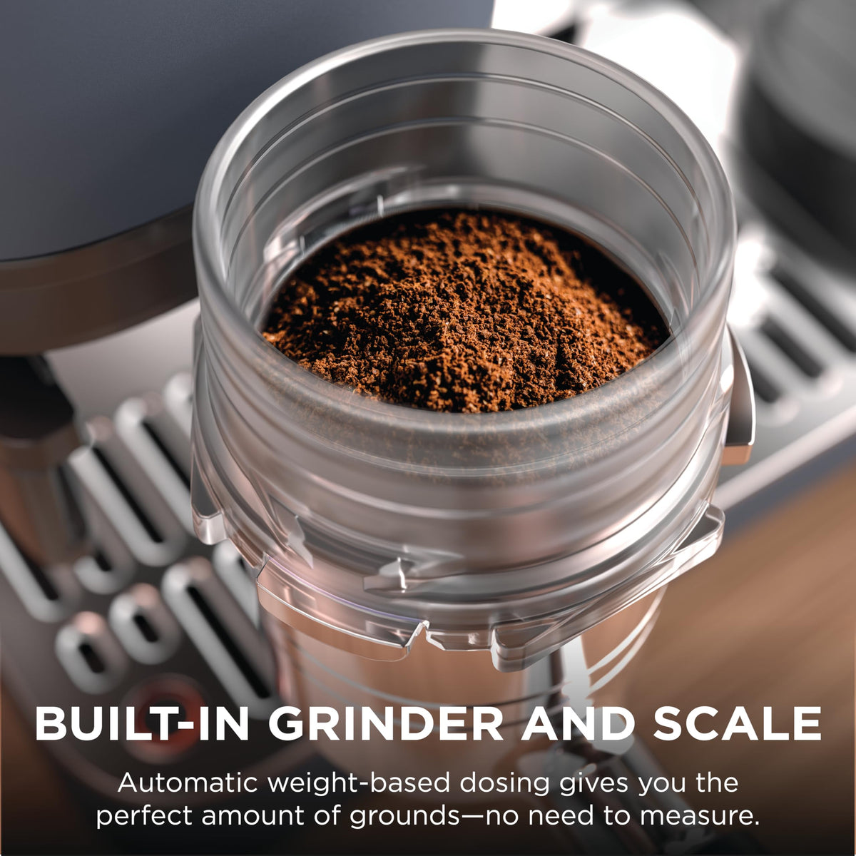 Ninja Luxe Café Premier barista assist guides grind and brew