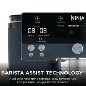 Ninja Luxe Café Premier integrated grinder for fresh, precise bean grinding