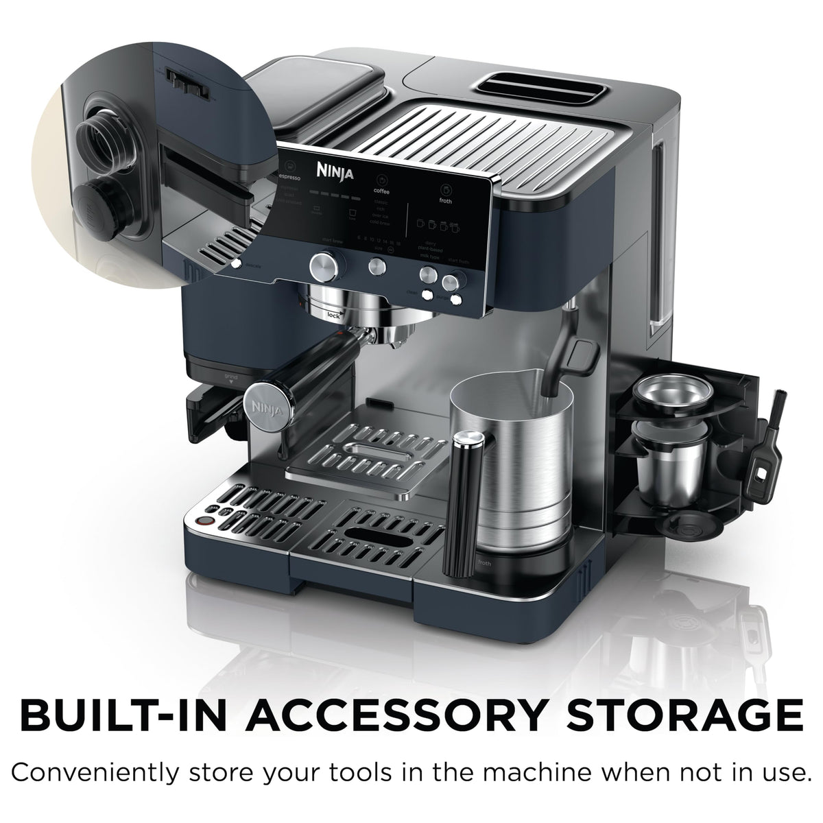 Ninja Luxe Café Premier weight-based dosing for consistent strength