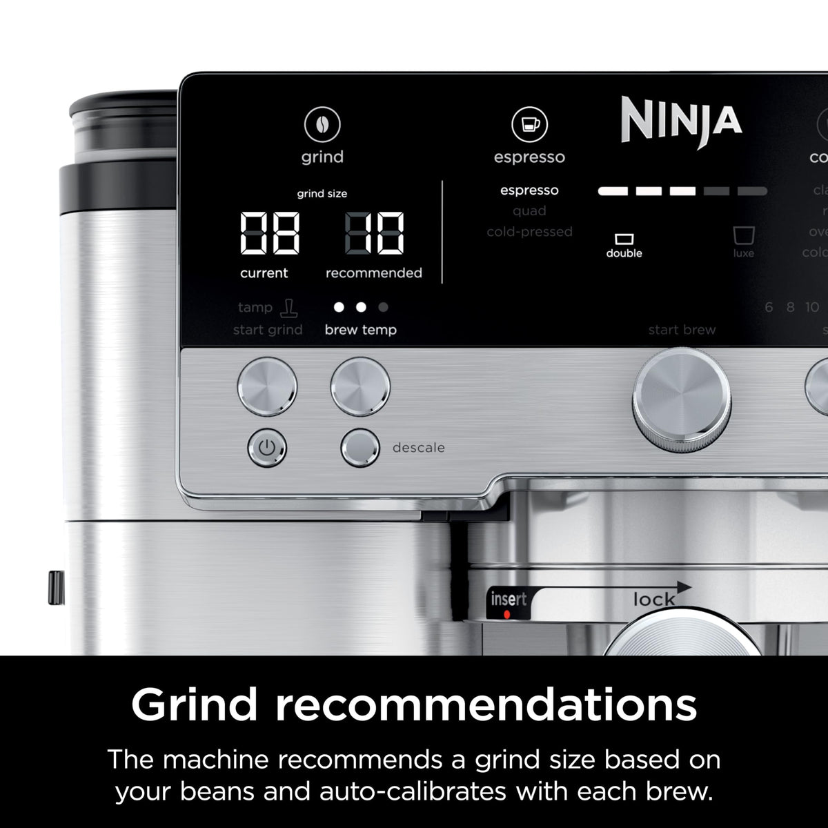 Ninja Luxe Premier drip coffee pour demonstrating even extraction.