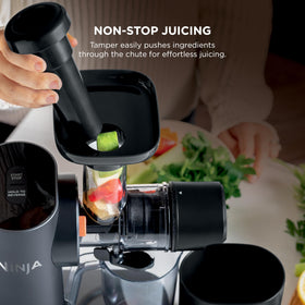 Ninja NeverClog compact countertop design fits neatly on your kitchen surface.