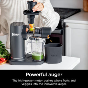 Ninja NeverClog juicer inspiration guide; start with recipes from the included booklet.