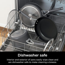 Ninja NeverStick Pro compatible with gas, electric, induction stoves.