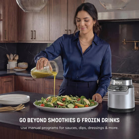 Ninja Nutri Pro 20-recipe inspiration guide enhances quick blends.