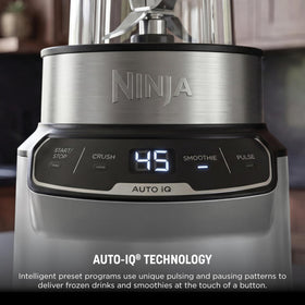 Ninja Nutri Pro spout lids seal in freshness for travel-ready beverages.
