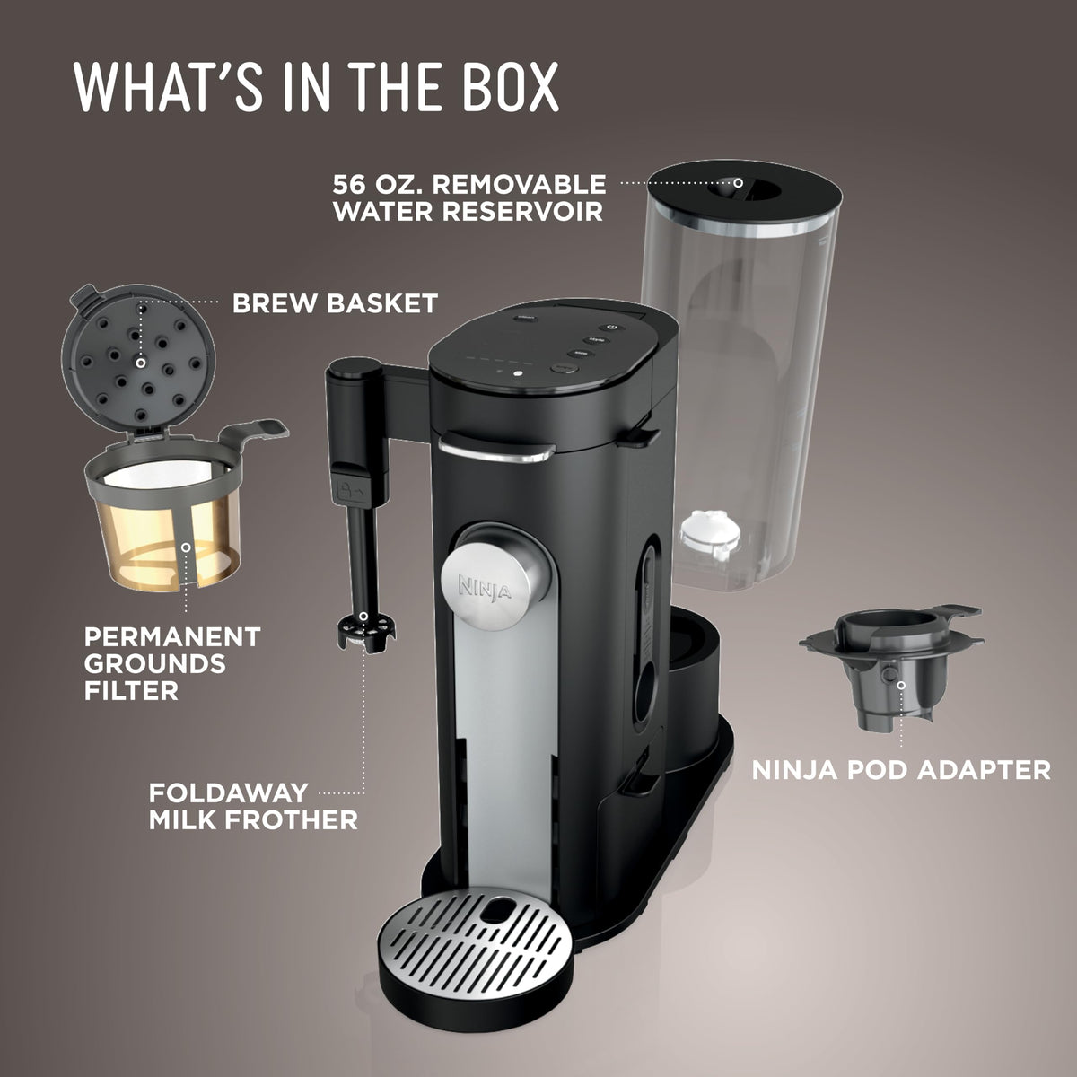 Ninja PB051 travel-mug compatibility supports on-the-go coffee moments.