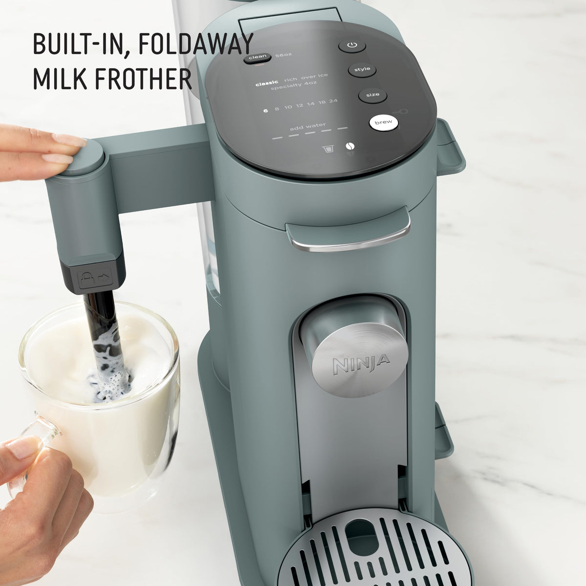 Ninja PB051SG brew styles Classic Rich Over Ice Specialty for versatile drinks