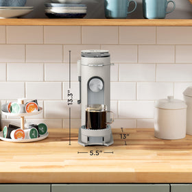 Ninja PB051ST built-in frother for cafe‑style drinks at home