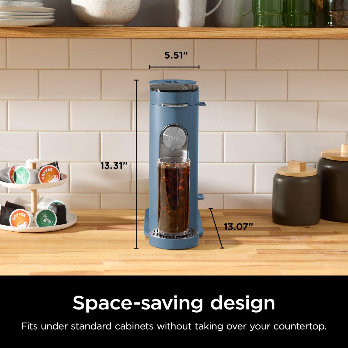 Ninja Pods and Grounds removable reservoir for easy refilling and cleaning