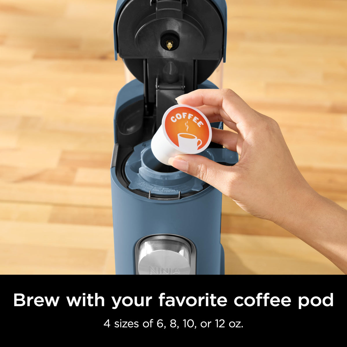 Ninja Pods and Grounds top panel showing easy control options for brew styles