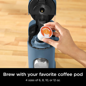 Ninja Pods and Grounds top panel showing easy control options for brew styles