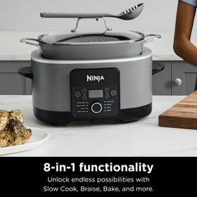 Ninja PossibleCooker Pro sears in-pot for flavorful browning and easy prep.
