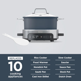 Ninja PossibleCooker Pro rice-and-pasta setting for fast grains.