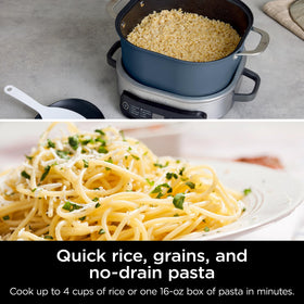 Ninja PossibleCooker Pro sear-sauté function for quick browning and flavor.