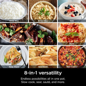 Ninja PossibleCooker Pro slow-cook function delivering tender results.