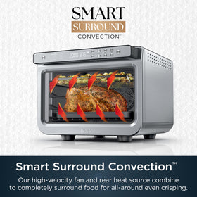 Ninja Prestige Smart XL bake batch of cookies to showcase oven's 20-cookie capacity.