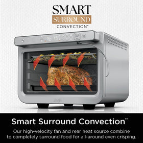 Visual cue of 90-second preheat for fast meal prep with Ninja Prestige XL.