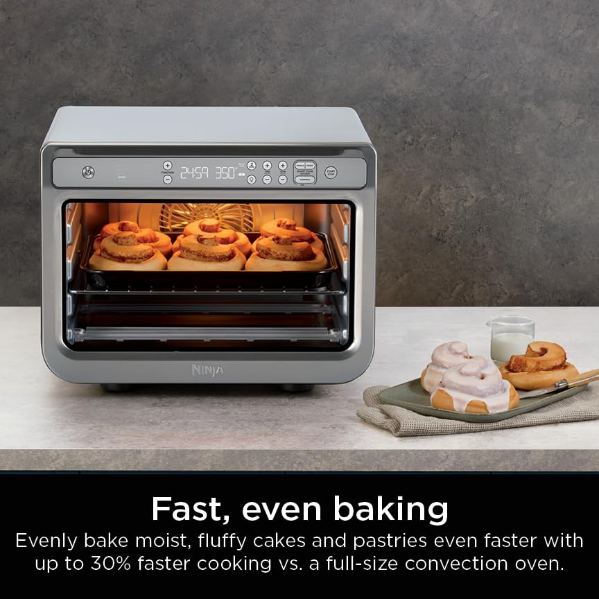 Smart Surround Convection highlights all-around crisping in the Ninja Prestige XL.