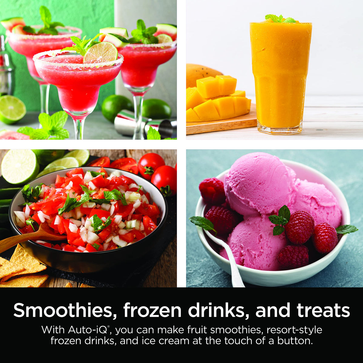 Ninja Professional Plus blender blades delivering ultra-fine crush for icy drinks.