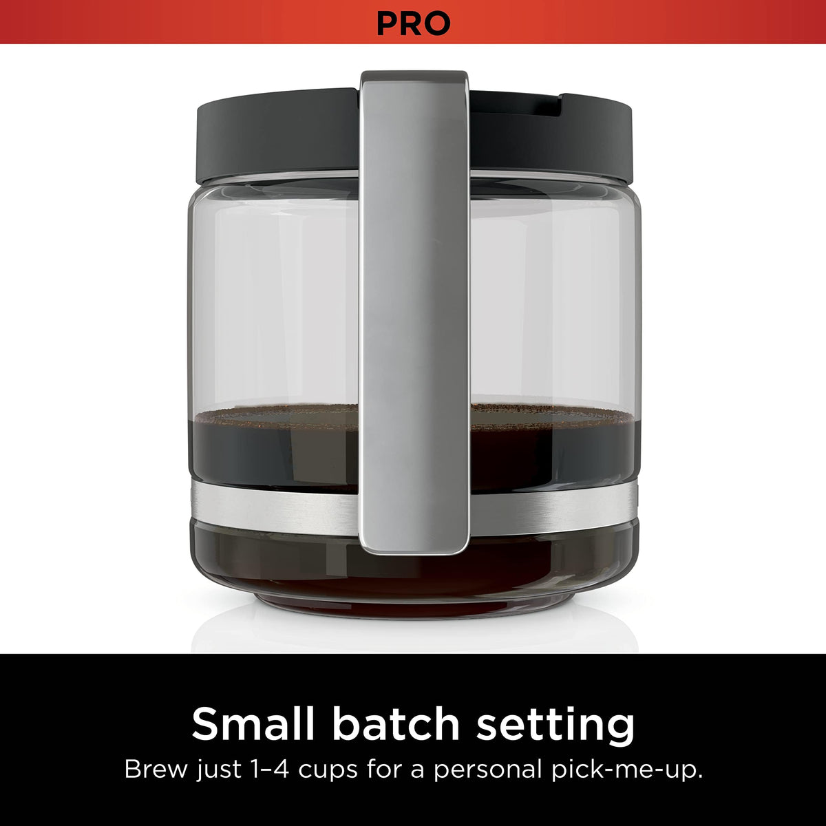 Included accessories: carafe, permanent filter, and Ninja scoop