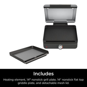 Ninja Sizzle compact design fits countertop kitchens with minimal footprint