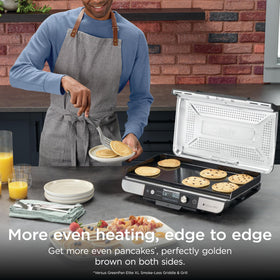 Ninja Sizzle Pro XL includes griddle, grill plates and accessories