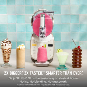 Ninja SLUSHi XL SlushAssist technology sensor enabling auto temperature adjustment.