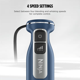 Ninja SmartTorque technology maintains speed with thick or frozen ingredients.