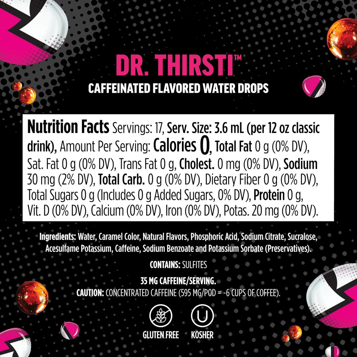 Ninja Thirsti Zero Soda drops close-up emphasizes compact, portable flavor drops.