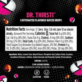 Ninja Thirsti Zero Soda drops close-up emphasizes compact, portable flavor drops.