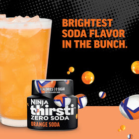 Ninja Thirsti Zero Soda still glass delivers crisp, calorie-free taste.