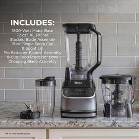 Ninja UltraCrush cleaning ease for quick post-meal cleanup.