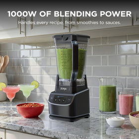 Ninja UltraCrush Pro 72oz pitcher ready for large batch smoothies.