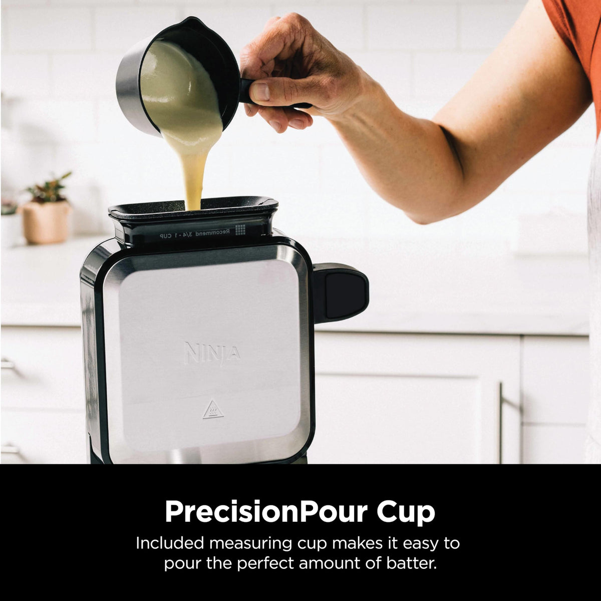 Ninja Waffle Maker Pro audible and visual alerts signal done
